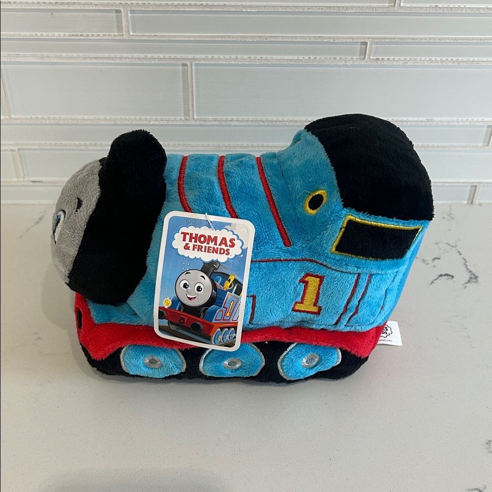 Thomas & Friends Plush Engine - Blue, Red, Black